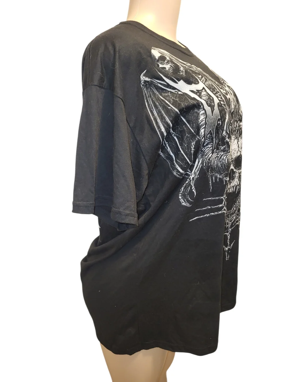 Fresh Laundry Graphic Angel Skull Wings Tee - Men's Short Sleeve Shirt
